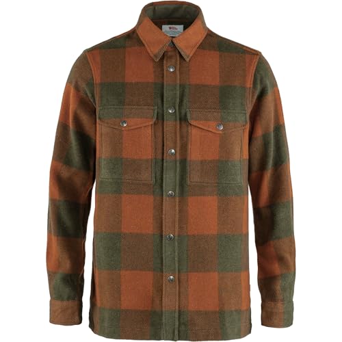 Fjällräven Canada Shirt M Homme T-Shirt Châtaigne XS pour ne plus jamais avoir froid en forêt