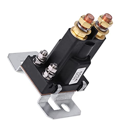 Boxwizard Relé de arranque de alta corrente 500 A CC 12 V SPST Contator de arranque automático