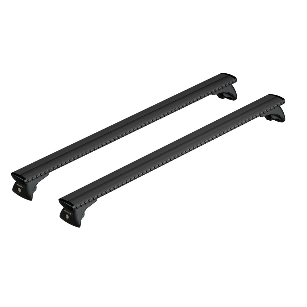 NORDRIVE N15100 Silenzio Black in-Rail, Set Completo Barre portatutto in Alluminio - M - Evos IA