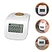 Chanting Counter Handheld Number Click Finger Tally Buddha Beads Electronic Silent Finger Counter White Buddhist Vessel Stress to Rotate