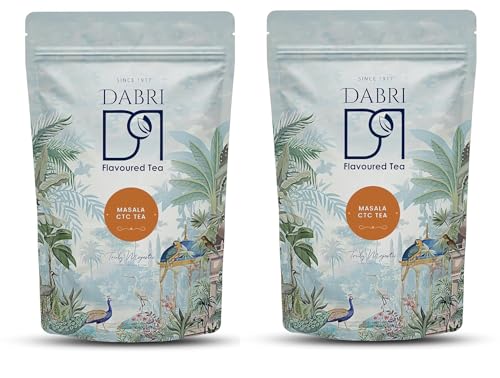 Image of Dabri Masala Chai Patti Powder 500gm Combo (Pack of 2 x 250gm Each Pouch) |Premium Chai with Natural Spices|Natural & Aromatic Blend|Masala Kadak Chai Patti|Boosts Immunity & Increases Energy Levels