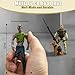 Baimiby Army Men Soldiers Toy Action Figures,14 PCS Military Playset Include Army Men Set with Weapon Accessories, Zombie Figure Toys, 2 Police Dog Figures, Military Toy for Kids Boys 4-7