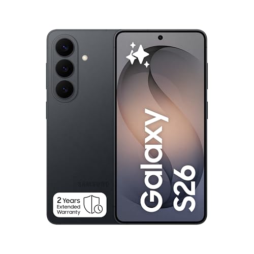 Samsung Galaxy S26 Black 256GB Storage AI Phone 12GB RAM Customized AP Photo Assist 50MP Camera 4300mAh Battery 2 Year Manufacturer Extended Warranty (UAE Version)