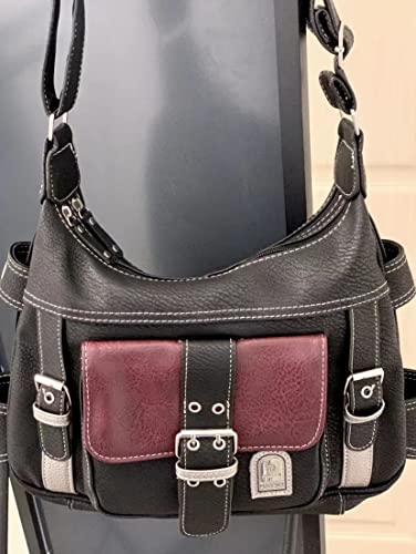 XPONNI Y2K Purse Leather Crossbody Bag - Women's Y2K Aesthetic Accessory4