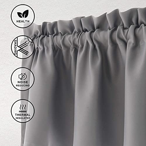 Hiasan KYUS-ZGBLT-C-4218-03 Valance Curtains For Kitchen Blackout Thermal Insulated Solid Window Curtain Valance thumb #1