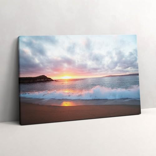 L'image imprimée sur toile haute définition Wallfluent plage