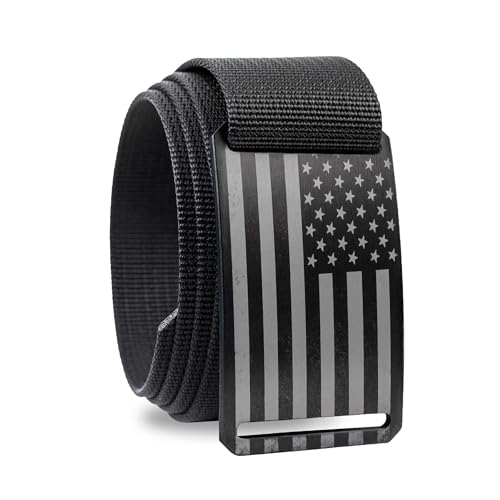 GRIP6 USA Ninja: Durable Belts for Men & Women, Versatile Nylon Tactical Belt for Work, Golf, Casual & Outdoor Use
