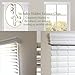 Faux Wood Blinds Valance for Horizontal and Venetian Blinds (Hidden Valance Clips Included). Inside or Outside Mount - Custom Made to Your Size (Color: White) - Royal Crown Cornice