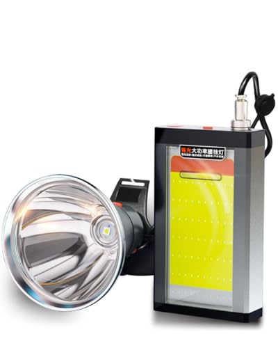 LBJD Professional LED Hunting Headlamp – Super Bright Rechargeable Headlight, 4X Brighter with Battery Pack & Phone Charger – Ideal for Hunting, Camping, Fishing, Emergencies