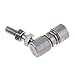 Almencla 2 Pieces 1/4inch 6mm Boat Throttle Ball Joint, Tie Rod, Linkage End, 304 Stainless Steel