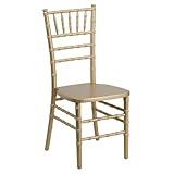 Flash Elegance Supreme Wood Chiavari Chair Finish: Gold