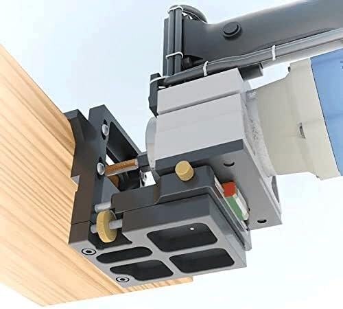 2-in-1 Slotted Bracket Trimming Tool with Adjustable Hole Depth and Width for Precise Positioning of Invisible Fasteners in wardrobes and cabinets