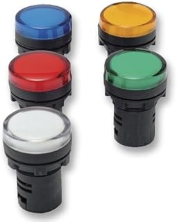 MULTICOMP RAD223P LED Panel Mount Indicator, Pilot Lamp, Green, 22 mm, 230 VAC, IP65 (10 pieces)