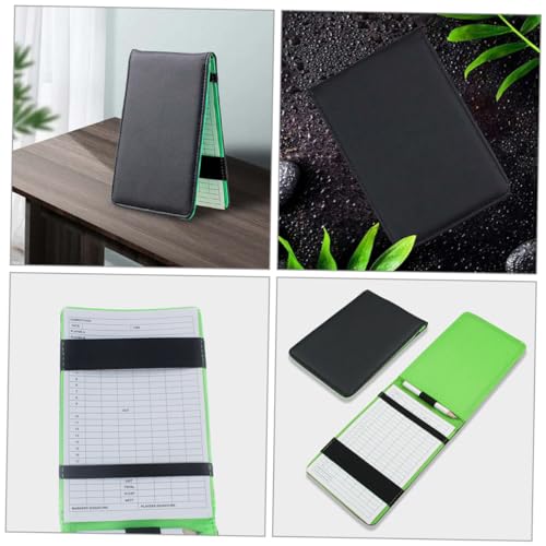 WOONEKY Golf Scorebook Golf Scorekeeper Ball Sports Scorebook Recording Tool for Golfing