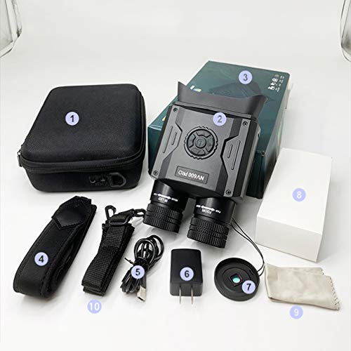 BESPORTBLE Binocular Visão Noturna À Prova D' Água Câmera de Vídeo de Visão Noturna Binóculos de Al