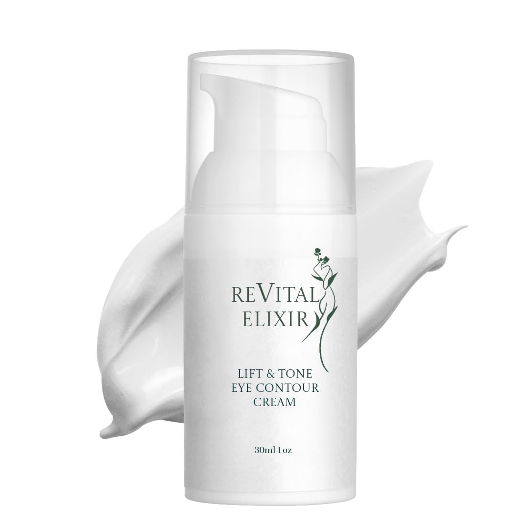 Lift & Tone Eye Contour Cream – Hydrating Formula to Smooth, Brighten & Revitalize the Look of Dark Circles, Puffiness & Fine Lines – 30 ml (1 oz)