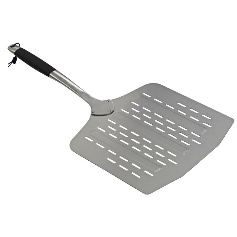 Pala per Pizza Perforata, 40 x 35 cm, in Acciaio Inox COZZE by