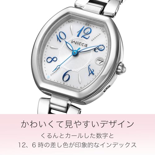 [シチズン]CITIZEN 腕時計 wicca ウィッカ ソーラーテック電波時計 ハッピーダイアリー シンプルアジャスト KL0-715-11 レディース 商品画像5