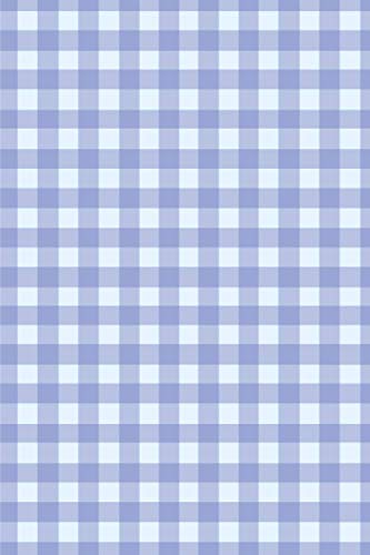 Blue Gingham Pattern Journal, Notebook - 6"x9": Fun Fresh Fabric Print for Women, Teens, Girls (Gingham Print Series 6x9 Journal/Notebook - Blue) image 2
