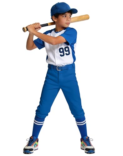 Image of MIVEI 2T 3T 4T 5T to 16Years Toddler Baseball Pants Youth Boys Tball Pants