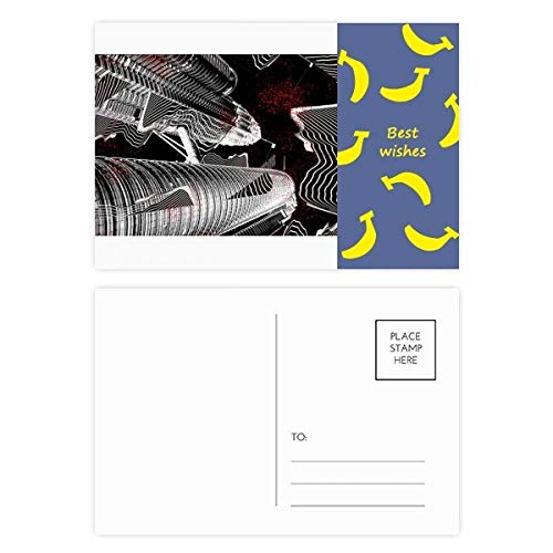 Carte postale Ville Banana 5,7 x 3,8 pouces pour écrire