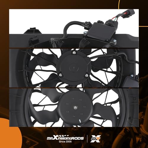 Image of maXpeedingrods Cooling Fans Assembly for Kia Optima 2016 2017 2018 2019 2020, 25380D5200 25380D5210 621572