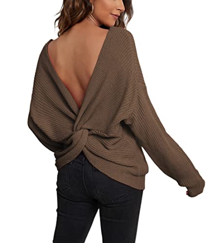 ALENDA DANMOS Women V Neck Criss Cross Twisted...