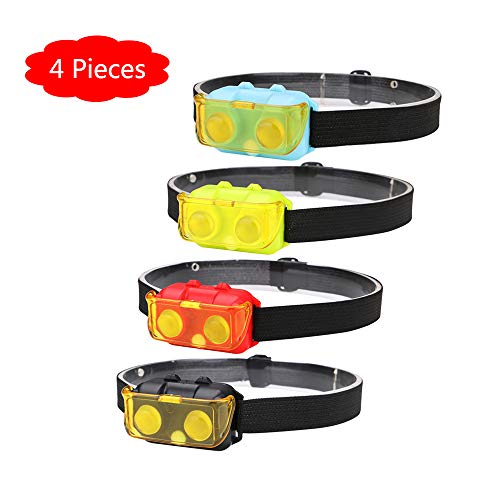Lampe Frontale À LED, 2 Mini Phares COB, Alpinisme Nocturne En Plein Air Avec Housse De Protection Imperméable À L'eau, Lampe Frontale À LED Haute Intensité 3 Modes D'éclairage,4pieceset