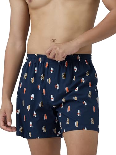 Image of XYXX Men's Remix Regular Fit Cotton Printed Boxer with Dual Pocket & No Marks Waistband (Pack of 2)
