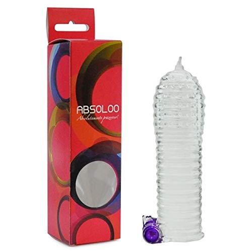 Capa Peniana Com Vibro Em Silicone 14cm x 3cm Confort Sleeve