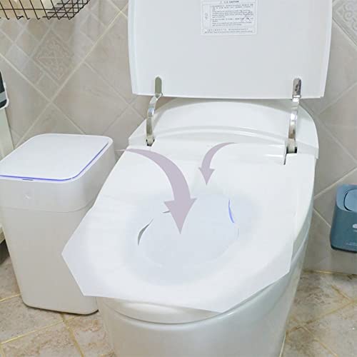 Greenour GRTSCW Toilet Seat Covers Disposable Flushable Paper Toilet Seat Cover For Adults And Kids, Great For Hotel, Business And Commercial thumb #3