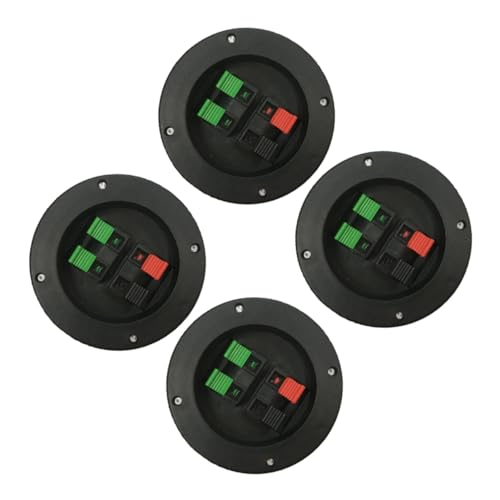 Conector de altavoz de 4 puertos para reparar terminales rotas en cajas de subwoofer y bafles