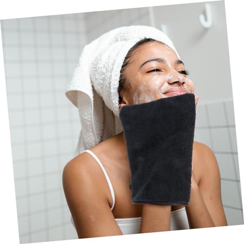 minkissy Luvas De Fibra Para Removedor De Maquiagem 6 Peças Toalhas Para O Corpo Limpador Em Pó Luva