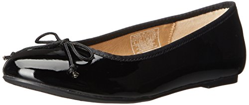 Polo Ralph Lauren girls Nellie Ballet flats shoes, Black Patent, 3.5 Big Kid US