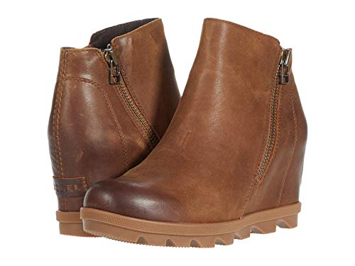 Sorel Women's Joan of Arctic Wedge II Zip Boot, Velvet Tan, 8 M US
