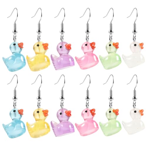 SUPVOX 6 Pares de Pendientes Colgantes Luminosos Oscuridad para