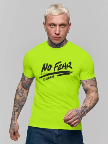 Image of LEOTUDE Mens Polycotton Boxy Regular Fit Printed Half Sleeve Round Neck Combo Dailywear & Gym Tshirts for Man (Colour: Multicolor)