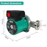 BACOENG Circulation Pump Heating Pump RS 25/6-180 Circulation Pump for Central Heating 220 V / 50 Hz - Image 4