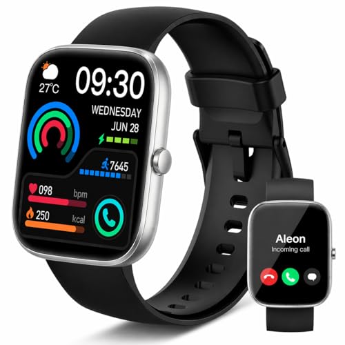Smart Watch for Men Women(Answer/Make Call), 1.91HD Touch Screen 2026 New FitnessTracker with Heart Rate/Sleep Monitor/SPO2/Step Counter, 110+ Sport Modes IP68 Waterproof Smartwatch for Android iOS