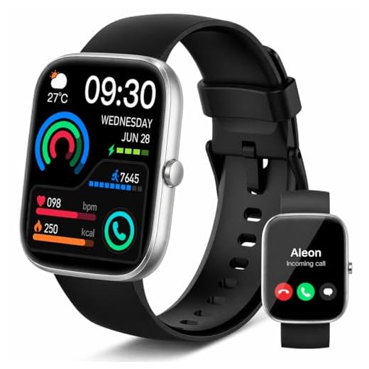 Smart Watch for Men Women (Answer/Make Call), 1.91" HD Smartwatch with Heart Rate/Sleep Monitor/Pedometer/Calories, 113+ Sports Fitness Watch, IP68 Waterproof Activity Tracker for Android iOS Black