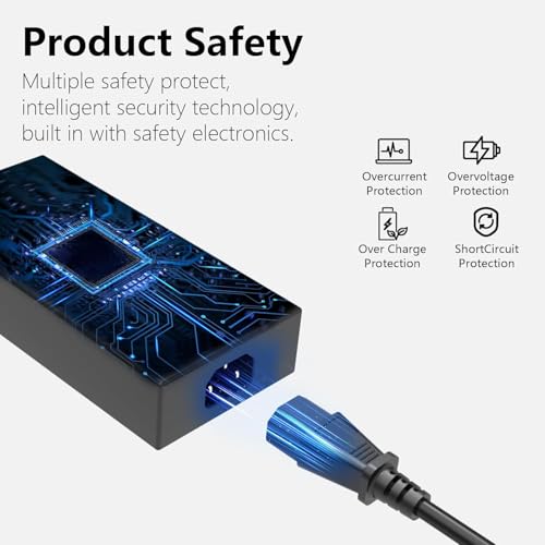 Image of Replacement 150W Gaming Laptop Charger for Asus TUF FX505DU FX505DT FX505GT FX505DD FX705GT FX705DD FX705DT FX705DU Rog Strix GL531GT GL731GT FA506 Ac Adapter ADP-150CH B A18-150P1A