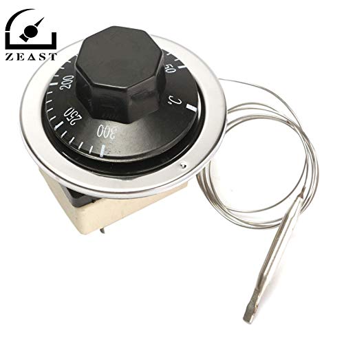 Buy Thermostat AC 250V 16A 50 to 300 degrees Celsius Temperature Controller NO NC for Electric