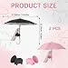 IAndhy Mobile Phone Umbrella for Sun, Phone Sun Shade for Outdoor Photography and Cycling, Two-Piece Phone Umbrella Set for Reducing Glare and Overheating, Universal Smartphone Attachment