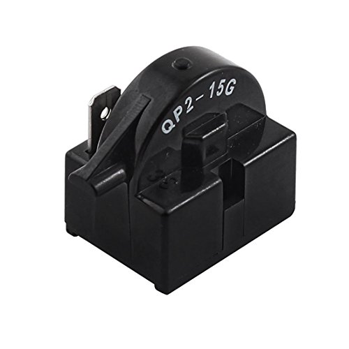 Sourcingmap  Relé de arranque PTC para refrigerador con carcasa de plástico QP2-15G 15 Ohm
