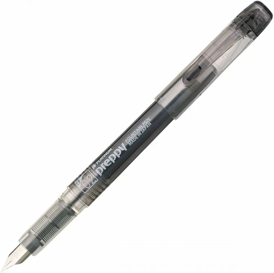 Caneta Tinteiro Preppy 0.2 Preta Blister PSQ-400 1