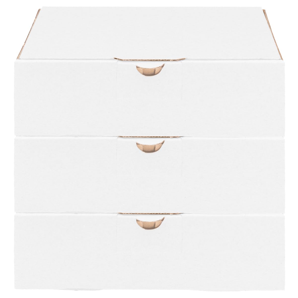 KartonProfis 400 cajas maxi carta cajas de envío cartón plegable maxi carta 160 x 110 x 50 mm, blanco, MB-1, cartón plano, embalaje de envío, cartón postal, caja de cartón