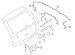 Ford 9T4Z-17526-A, Windshield Wiper Arm