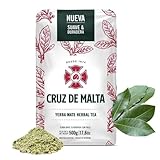 Cruz De Malta Yerba Mate | Gluten-Free | Large Leaf Low Dust Yerba Mate | 1.1 Lbs - 500Gr