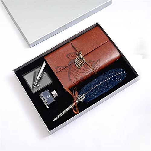 Stylo à encre à plume bleu en lot de 2 pour écrire la calligraphie traditionnelle