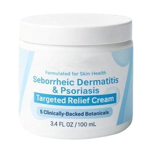 Crema Para La Dérmatitis Seborreica, Con Hidratación Profunda, 100ml, Crema De Alívio Específico, Humectante Para El Tratamiento De La Psoríasis, Cuero Cabelludo Y Piel Suavés, Para Todo Tipo De Piel